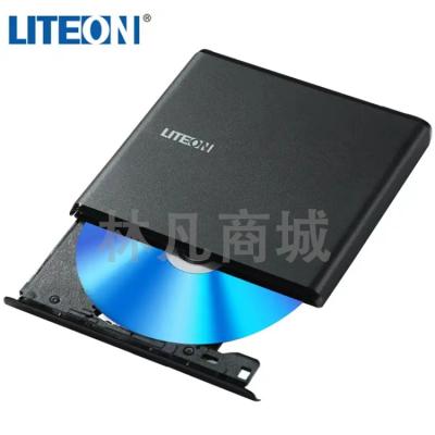 建兴（LITEON）8倍速 USB2.0  DVD刻录机 移动光驱 黑色(兼容WindowsXP/7/8/10苹果MAC系统/ES1)