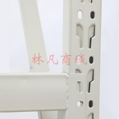 施尔福 货架仓储置物架  超市货架 白色-四层-中型加厚200* 50* 200cm 