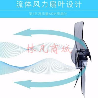 长城 （CHANGCHENG）落地扇家用电风扇宿舍机械立式遥控摇头强力电扇大 16寸-紫色