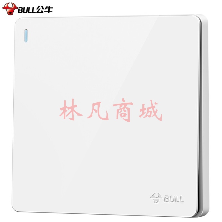 公牛（BULL） 公牛(BULL）开关插座 大面板白色 一开单控