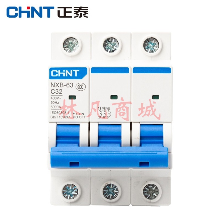 正泰（CHNT）（CHNT）NXB-63-3P-C32 家用空气开关 过载空气开关 3P 32A