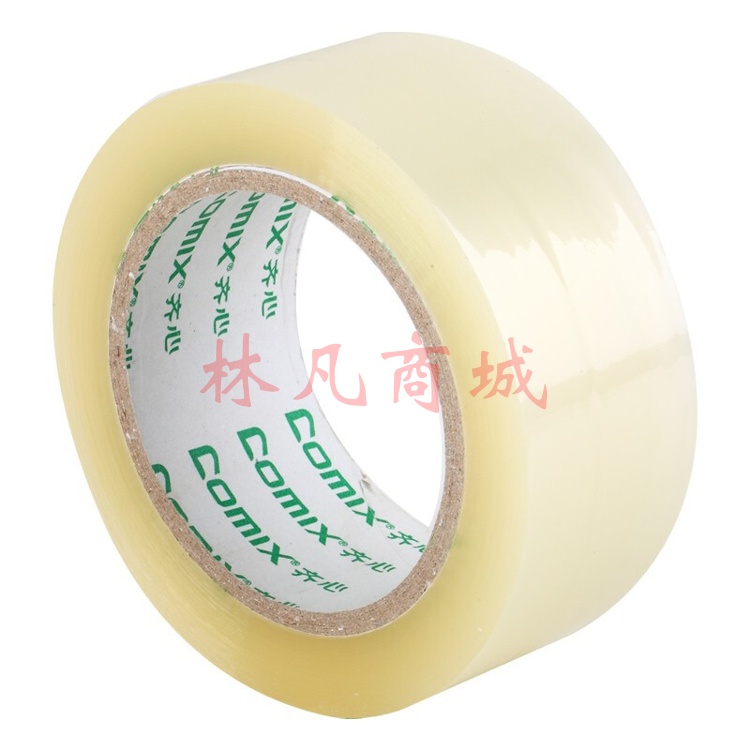 齐心封箱胶带 JP6010-6 6卷/筒 60mm*100y 透明