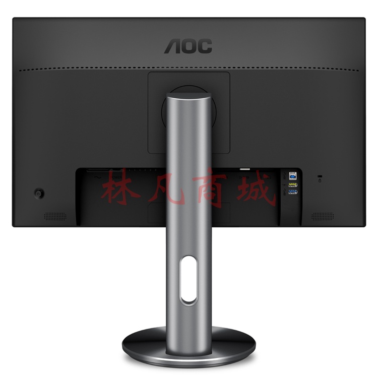 AOC 27英寸 4K高清 IPS广视角 99%sRGB 商用办公节能 低蓝光不闪旋转升降 三边微边 液晶电脑显示器 U2790PQU 内置音箱