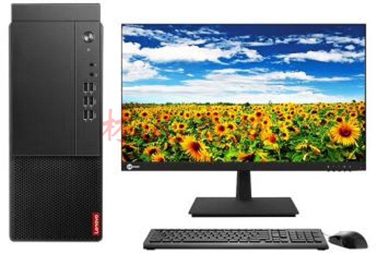 联想启天455台式机，酷睿I5-12500  8G  256GB固态硬盘集成显卡  共享内存  WINDOWS11家庭中文版21.5英寸