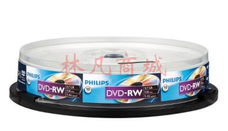 飞利浦DVDD-RW可擦写光盘（10张/盒）