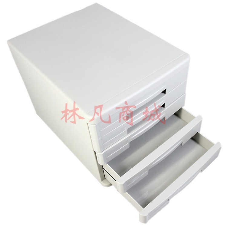 得力9773五层硬塑文件柜(黑)(只) 1个