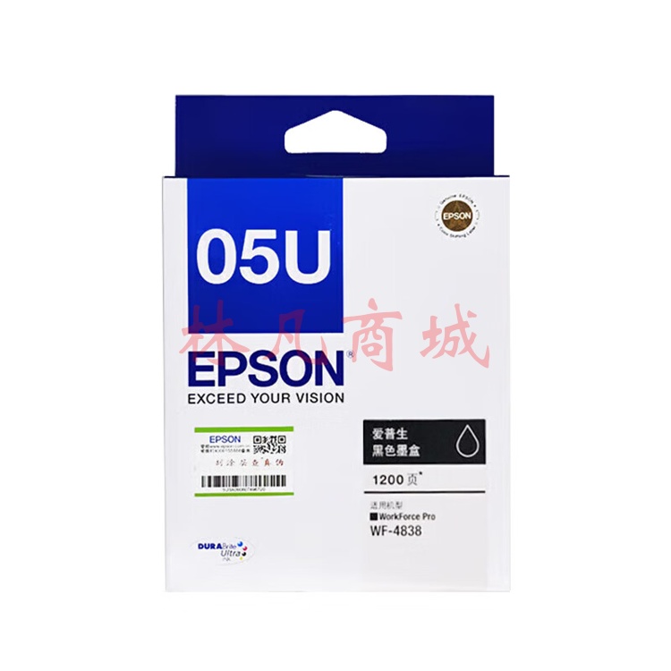 爱普生墨盒 EPSON TO5U1 黑（WF4838)