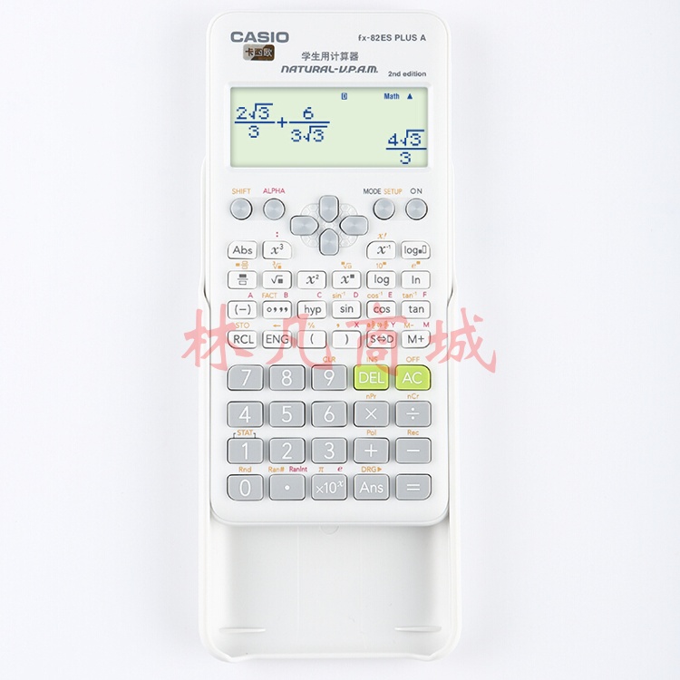 卡西欧(CASIO) 计算器 FX-82ESPLUSA-2WE函数科学计算器慧白fx-82ES PLUS