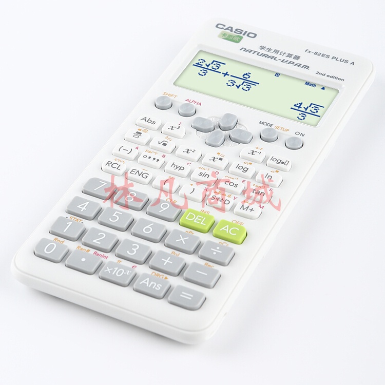 卡西欧(CASIO) 计算器 FX-82ESPLUSA-2WE函数科学计算器慧白fx-82ES PLUS