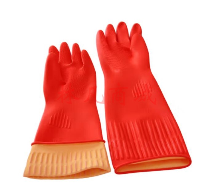 乳胶红色手套