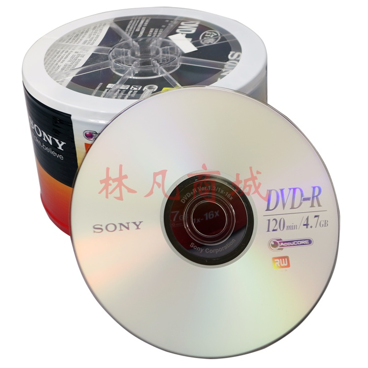 索尼（SONY） DVD-R 4.7G 空白光盘刻录碟 50片/包 (单位：包）