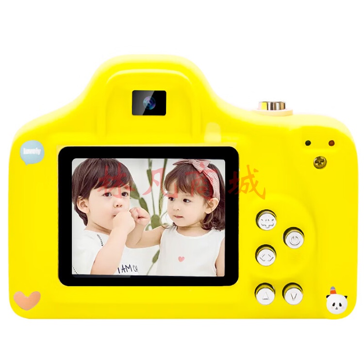 C&C 儿童相机数码卡通照相机儿童节礼物玩具运动摄像头仿真单反复古小单反照相机天蓝色
