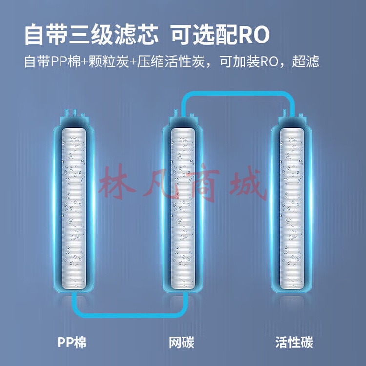 麦大厨 开水器商用直饮机130L不锈钢开水机办公室饮水机背靠款三级过滤二开 MDC-SZY-90G（不包含送货上门、安装）