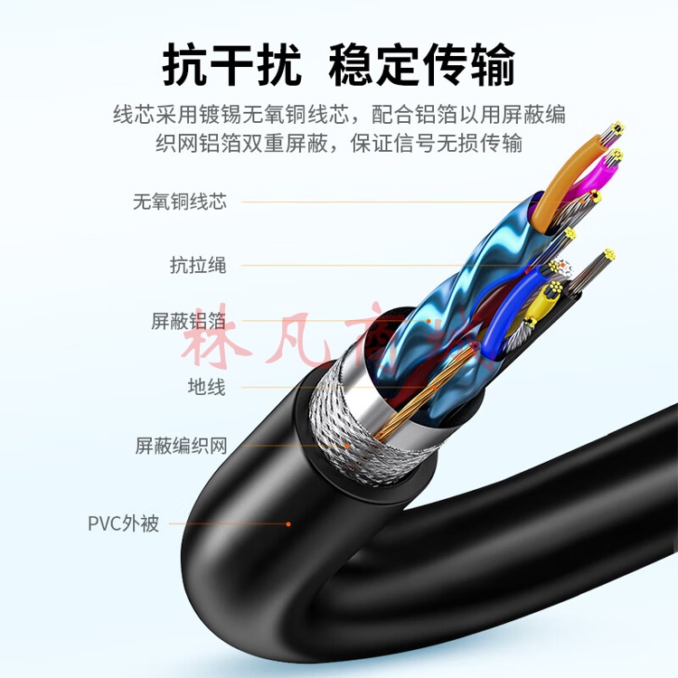 山泽(SAMZHE) USB延长线 usb3.0高速传输数据连接线 公对母 AM/AF U盘鼠标键盘加长线 铝合金黑色3米LK-30