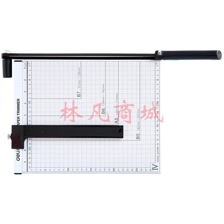 得力（deli）8014 钢质切纸机/切纸刀/裁纸刀/裁纸机 300mm*250mm