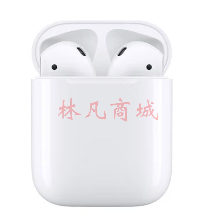 Apple/苹果 AirPods (第二代) 配充电盒 苹果耳机 蓝牙耳机 无线耳机 适用iPhone/iPad/Apple Watch/Mac