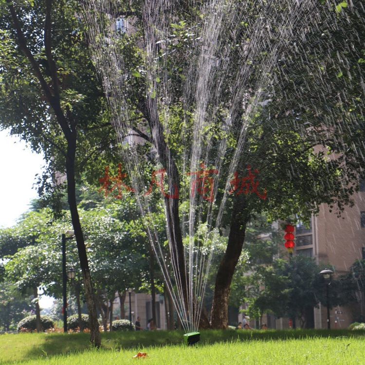 惠兴自动洒水器园林喷头摇摆旋转灌溉园林草坪屋顶降温浇花浇菜神器 6分串联摇摆洒水器