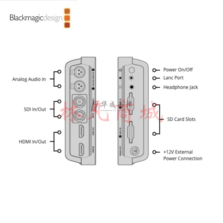 blackmagic designBlackmagic Design Video Assist BMD 监视器5英寸7英寸录机可触屏 Video Assist 7” 12G HDR