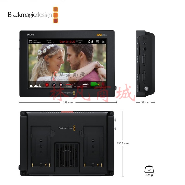 blackmagic designBlackmagic Design Video Assist BMD 监视器5英寸7英寸录机可触屏 Video Assist 7” 12G HDR