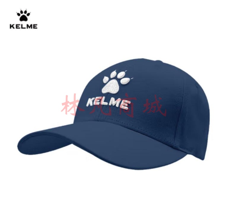 卡尔美（KELME）运动帽男女夏季遮阳帽棒球帽鸭舌帽网球帽时尚户外情侣帽子 蓝色