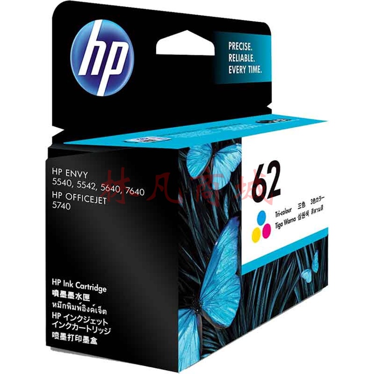 惠普（HP）62 原装彩色墨盒 (适用于HP OfficeJet 200 移动打印机)