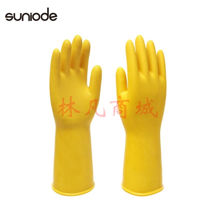 善妮欧德(suniode)橡胶手套L号加厚洗碗耐用家务手套
防水加长乳胶皮L/M号