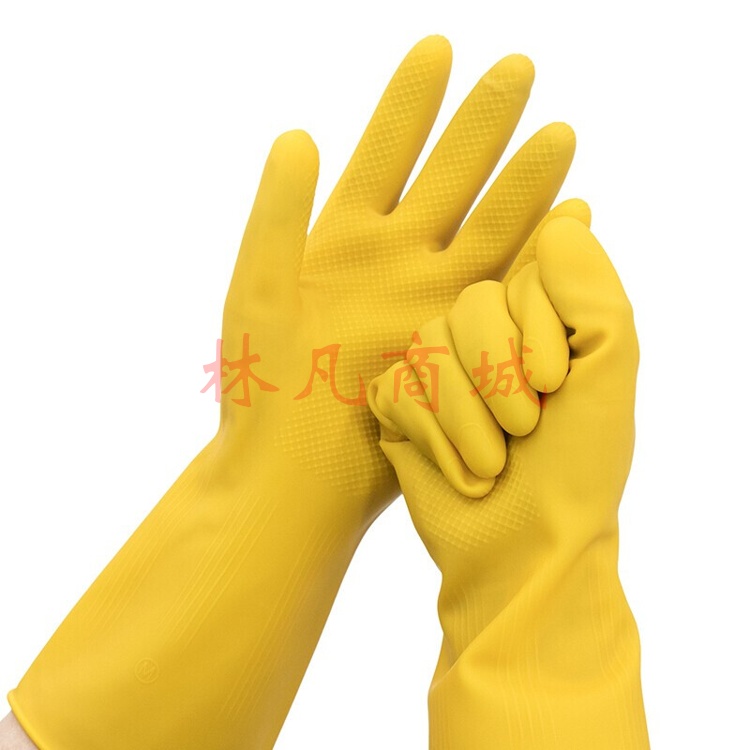 善妮欧德(suniode)橡胶手套L号加厚洗碗耐用家务手套
防水加长乳胶皮L/M号
